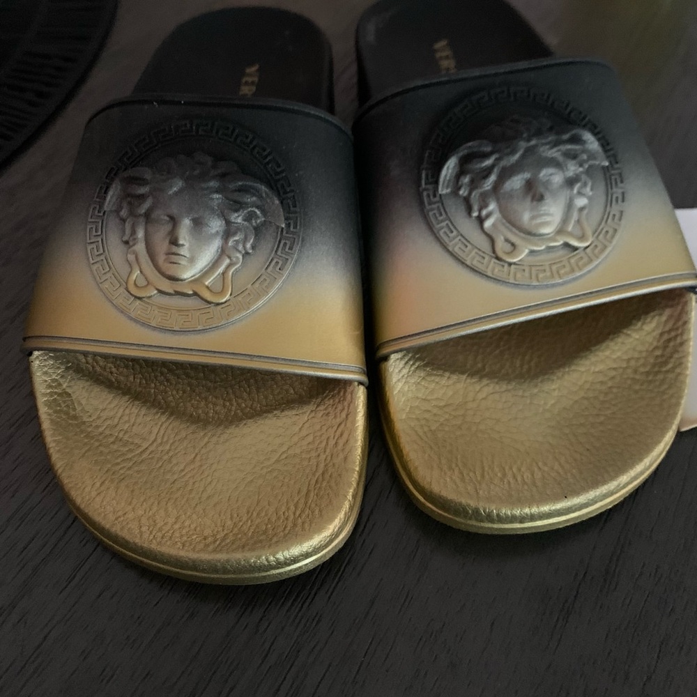 Authentic kids Versace slides